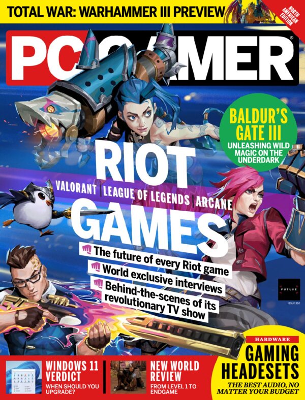 PC Gamer USA   Issue 352, January 2022 cover